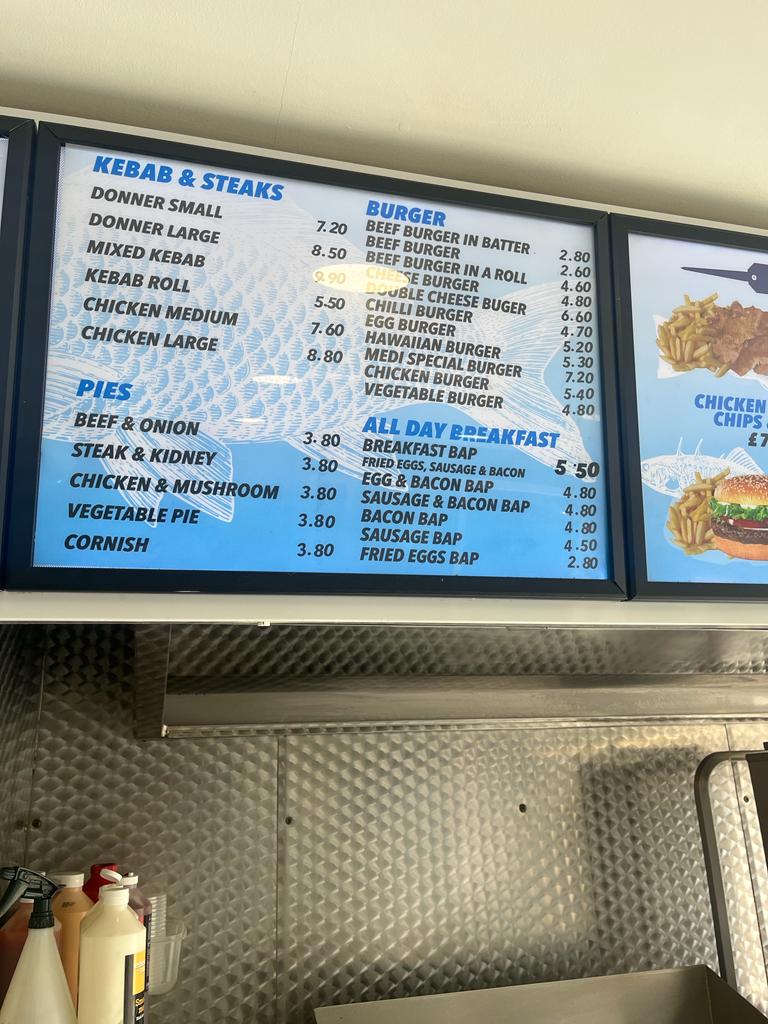 Mediterranean Fish Bar Menu - Image 2