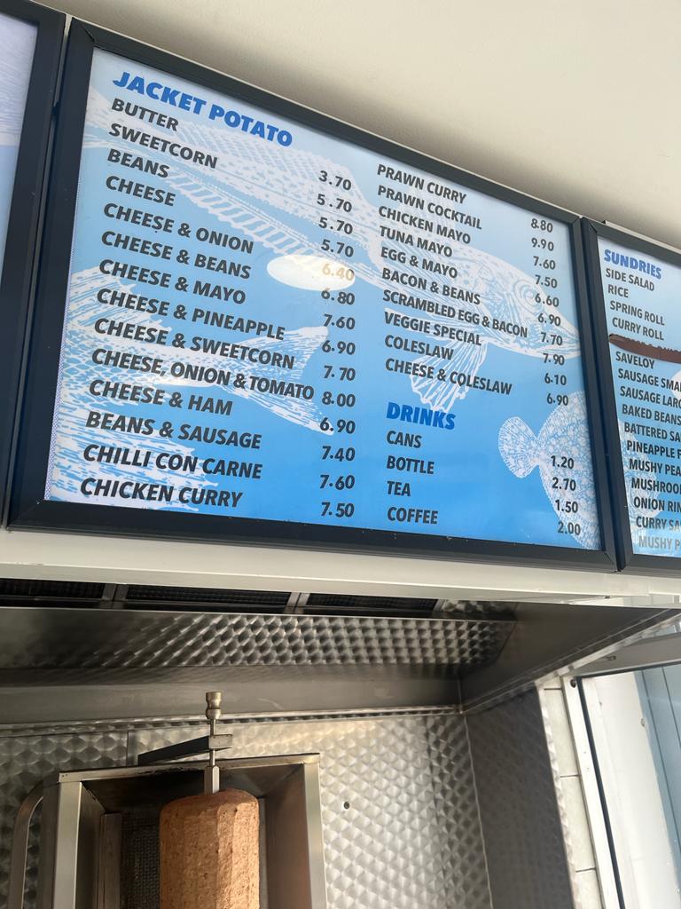 Mediterranean Fish Bar Menu - Image 3