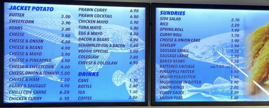 Mediterranean Fish Bar Menu - Image 4